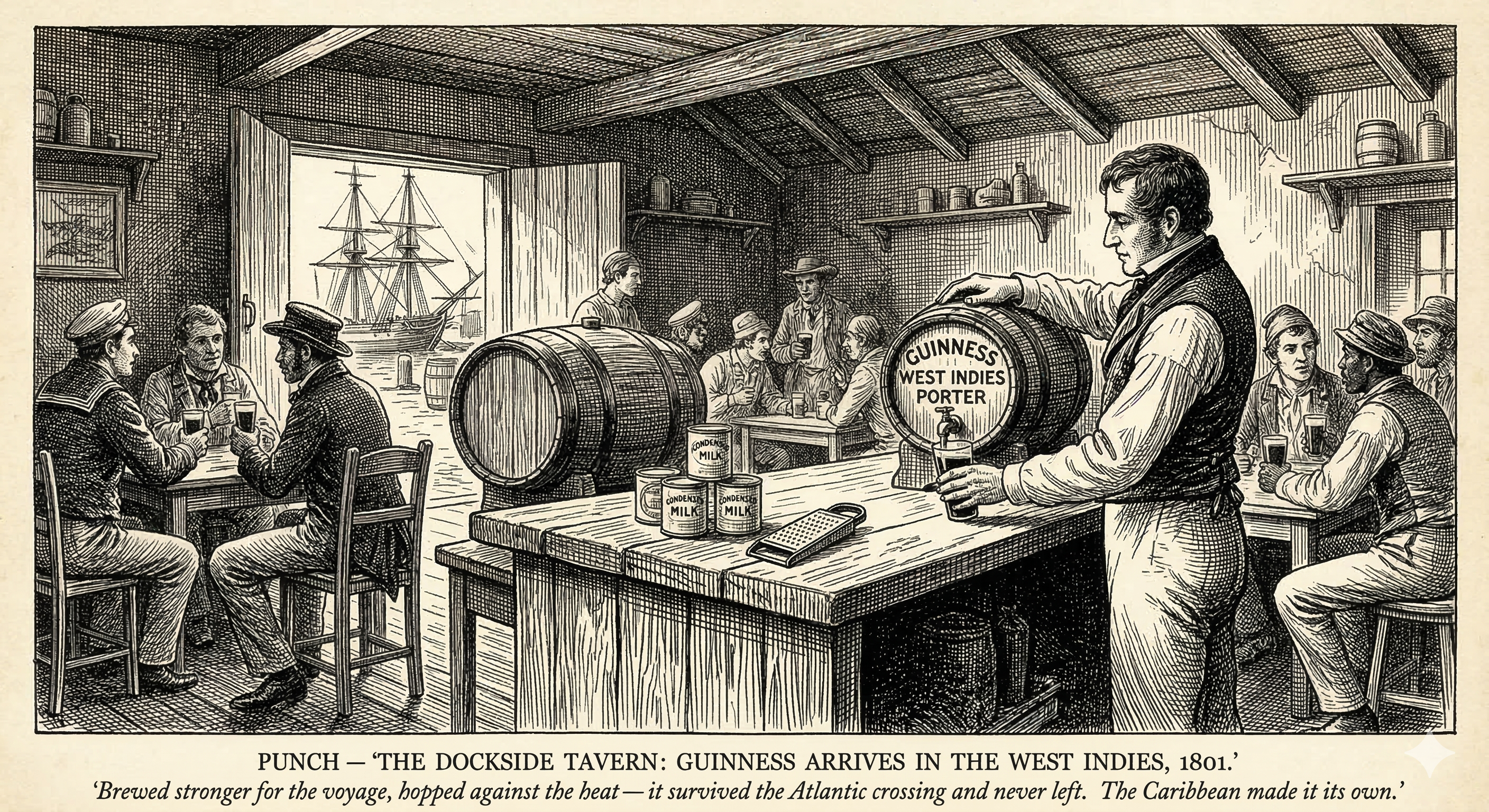 Guinness Punch illustration